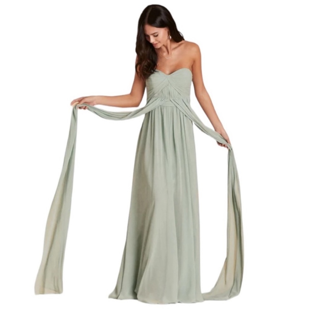 NWT Birdy Grey Grace Dress in Sage Chiffon